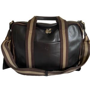 MCM Two-Way 3/4 Zip Briefcase/Messenger